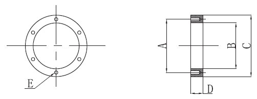 Fixed Flange for Oil Unit